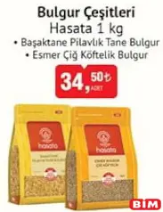 HASATA BULGUR ÇEŞİTLERİ 1 KG HASATA BULGUR ÇEŞİTLERİ 1 KG